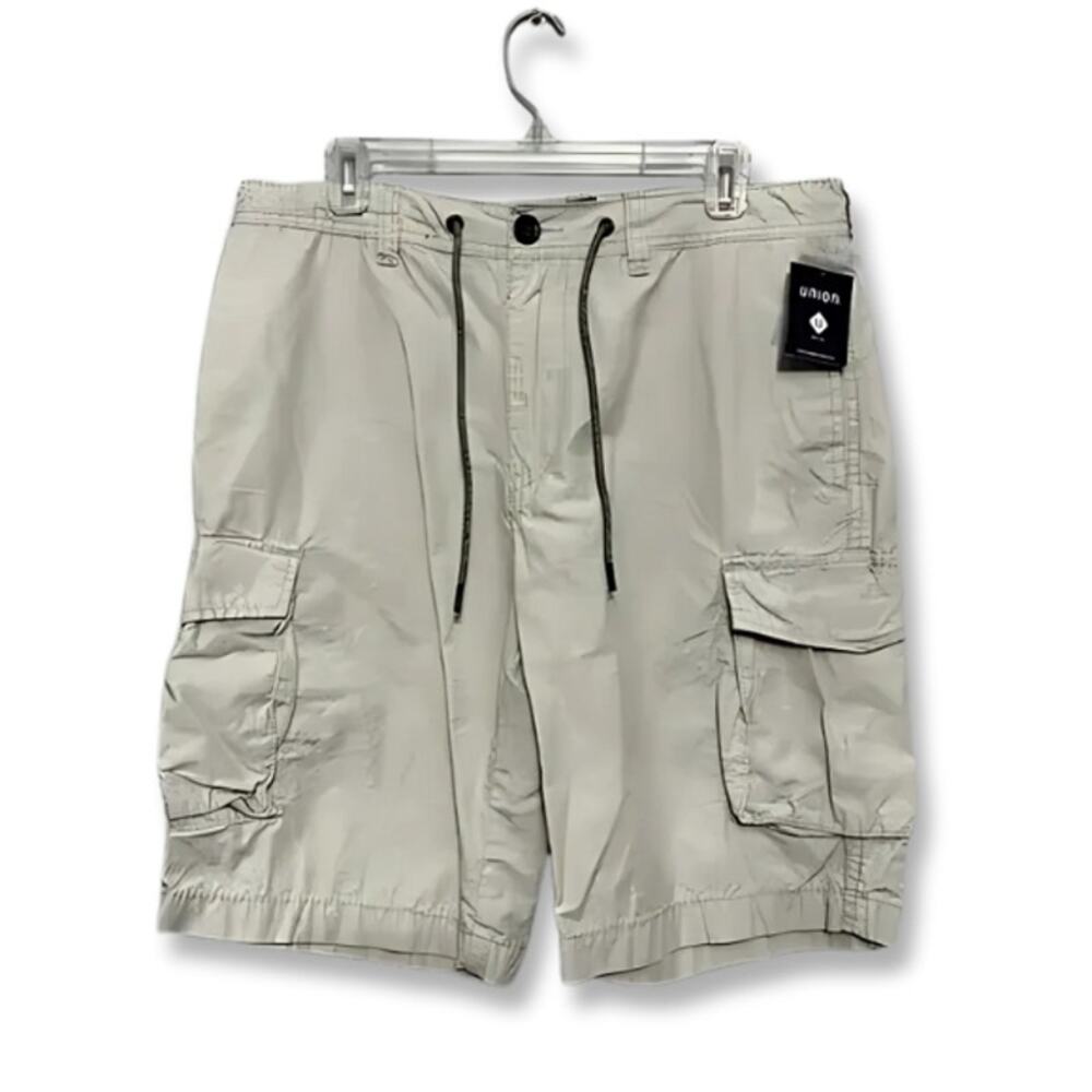 Union Cargo Shorts Multiple Pockets Drawstring Bu… - image 1